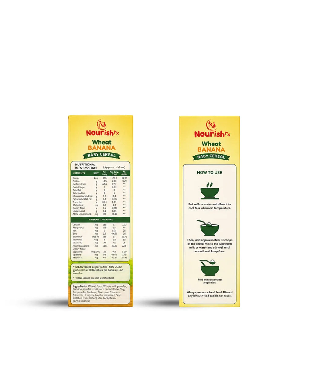 Wheat Banana Baby Cereal