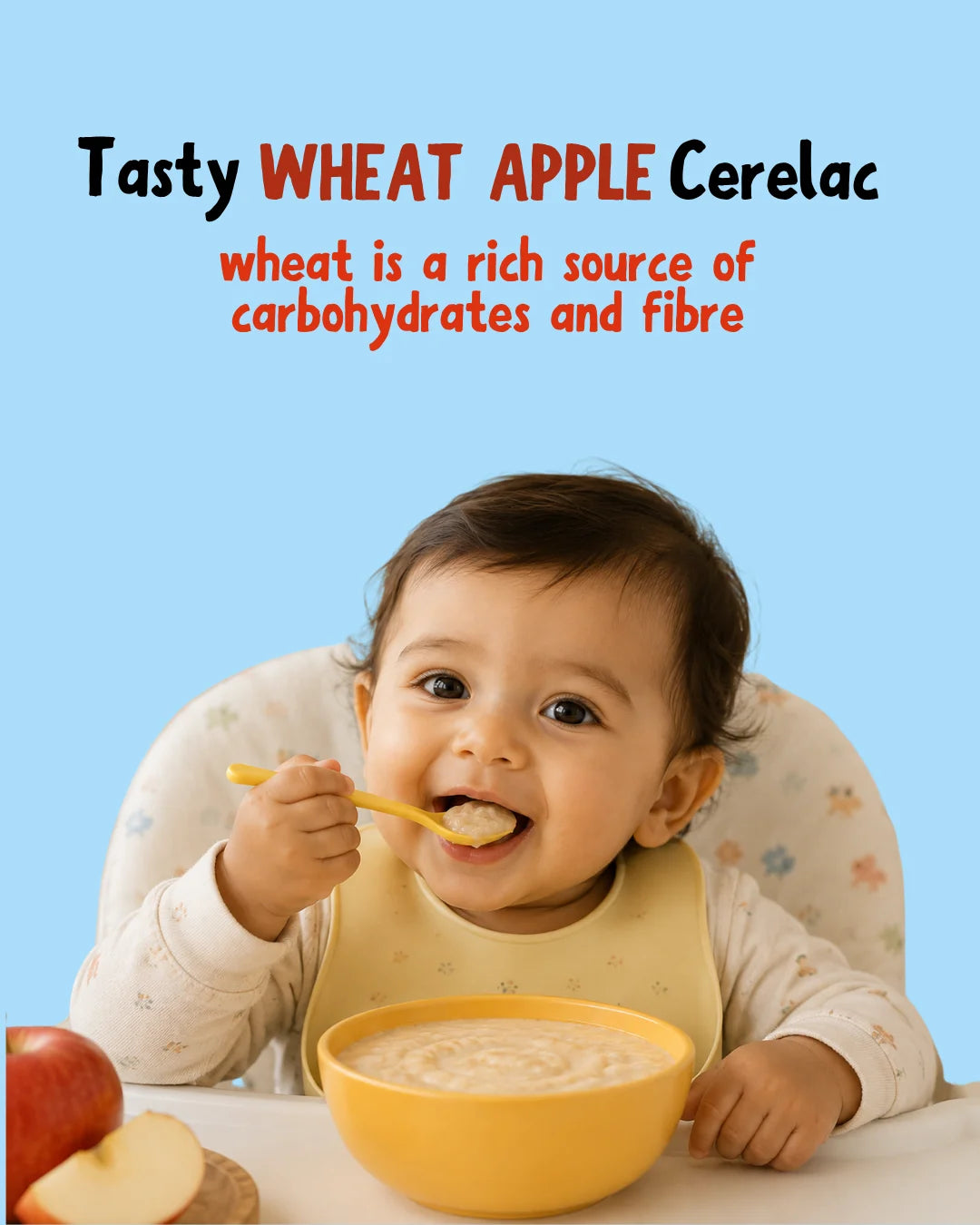 Wheat Apple Baby Cereal